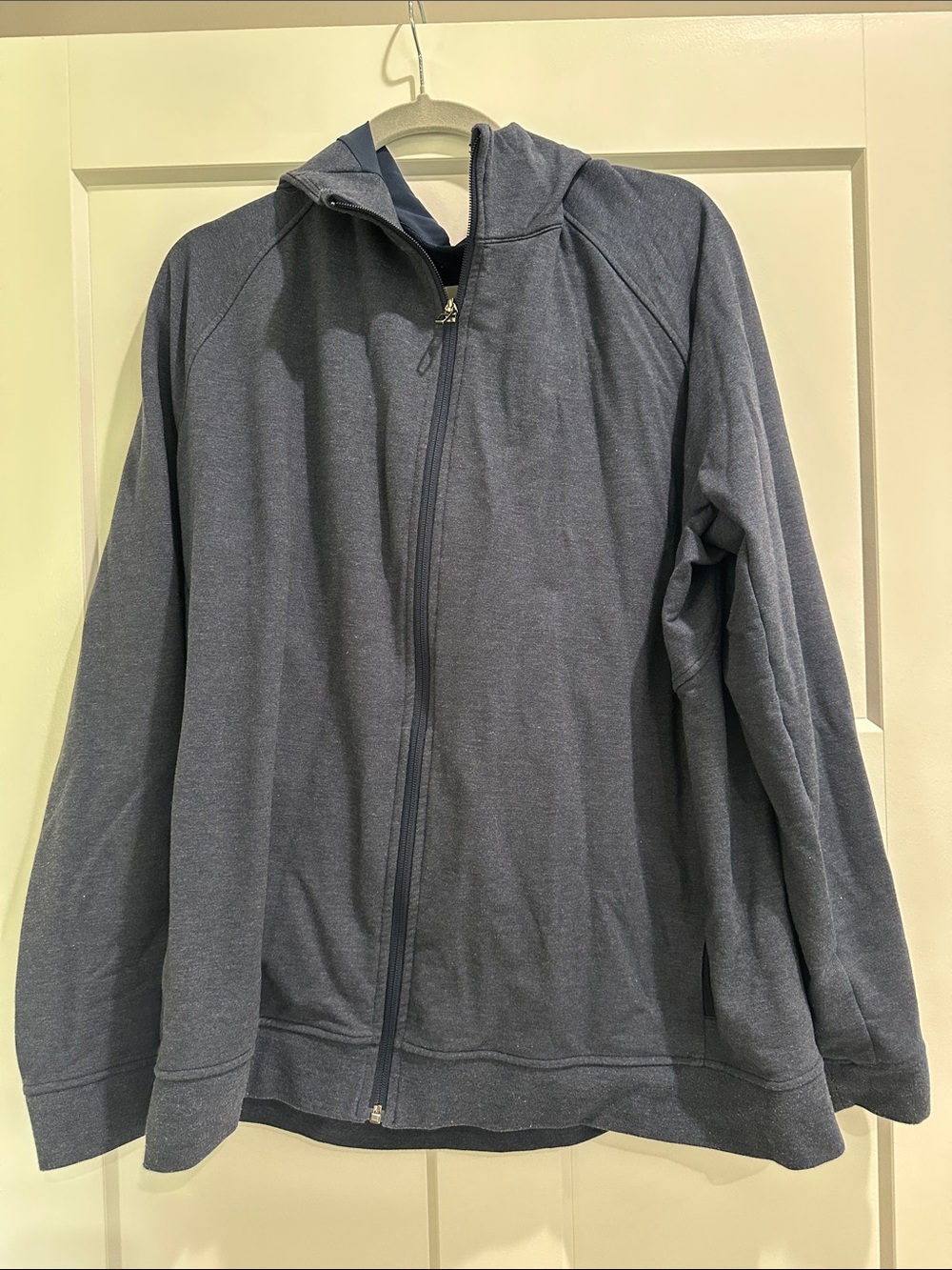 Lululemon Navy Blue Zip-Up Hoodie (XXL)